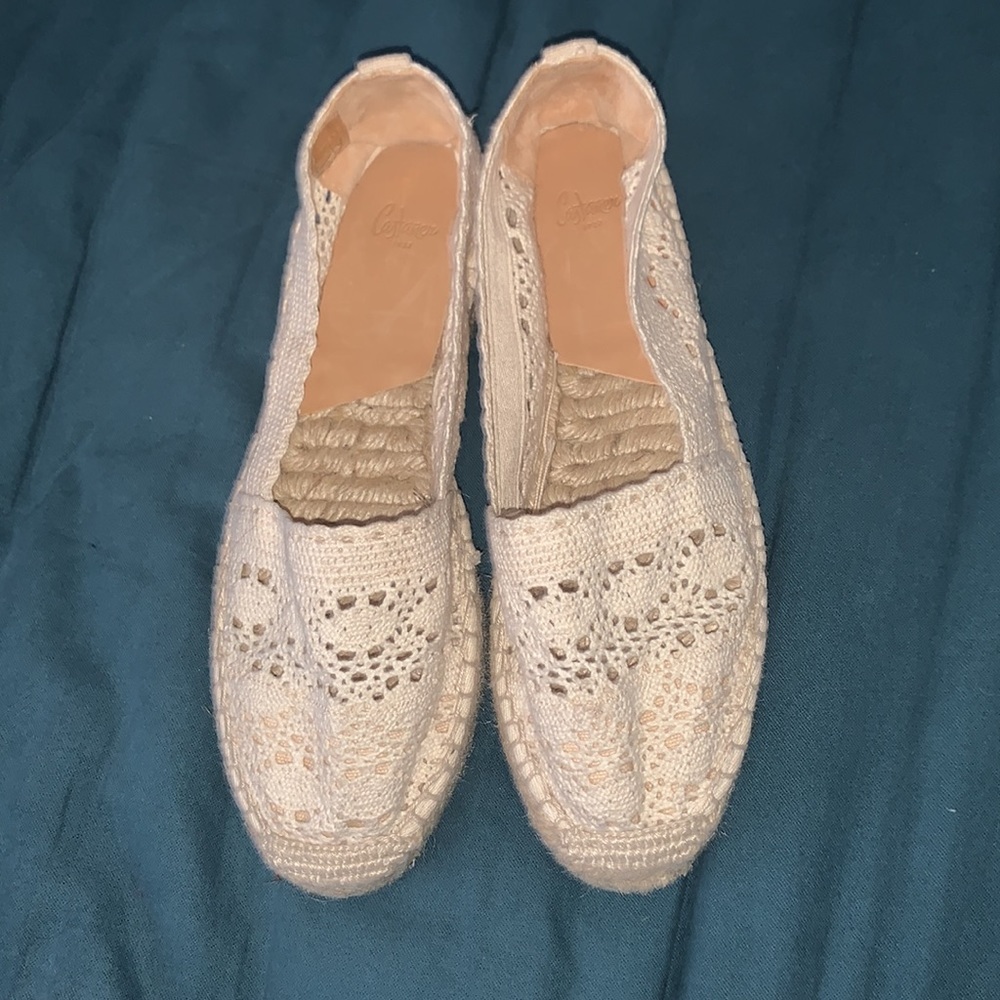 Castaner | Kendra Cotton Lace Espadrilles Size 10 NEW